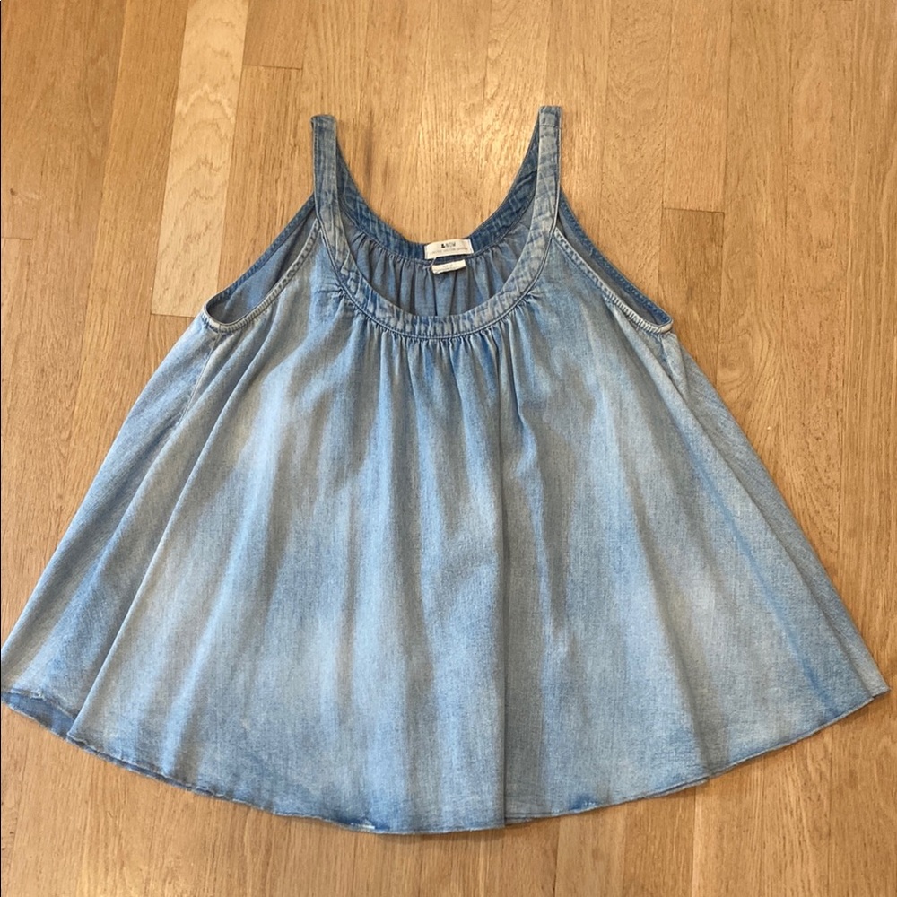 H&M denim tank top